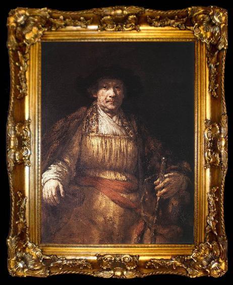 framed  REMBRANDT Harmenszoon van Rijn Self-portrait saq, ta009-2
